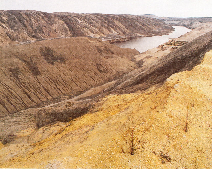 East Germany open cast mining